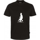 Premium Unisex T-Shirt Classic Bauchdruck Rabbi weiss