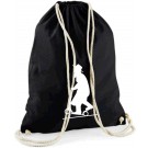 Cotton Gymsac mit Rabbi in weiss