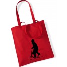 Baumwolltasche mit Rabbi in schwarz